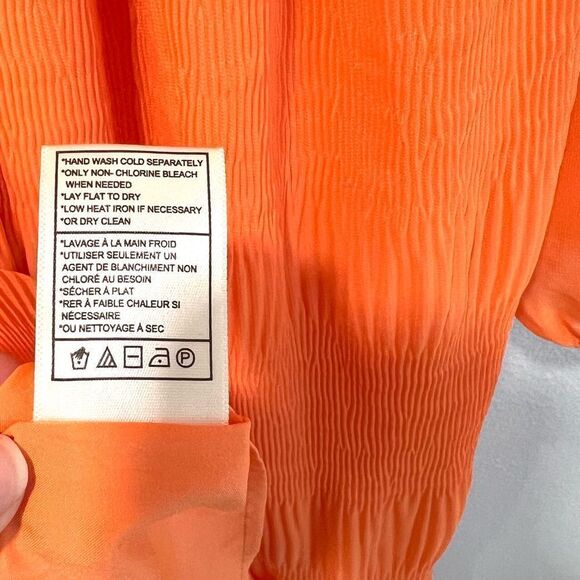 STEVE MADDEN Nylah Amber Orange Dress Size Medium - Picture 8 of 10